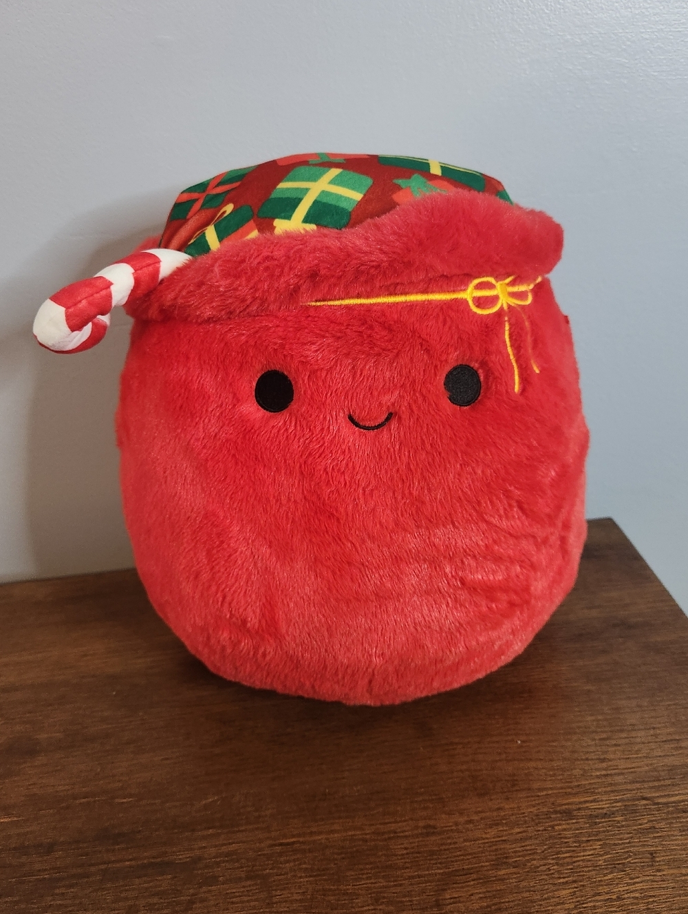 Squishmallows Fuzzamallows 12in Lowell The Red Sack Of Toys